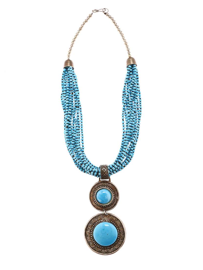 women ethnic daily wear designer necklace - 16234671 - Zoom Image - 0