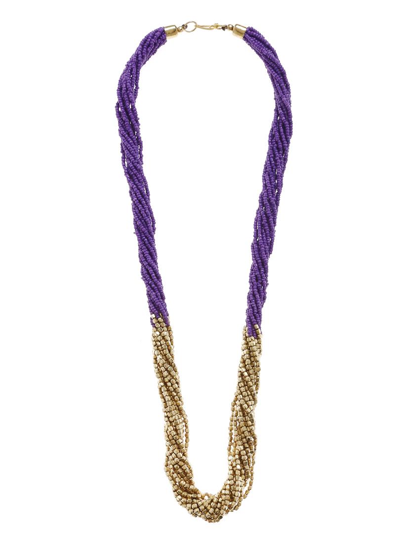 women ethnic daily wear designer beaded necklace - 16234680 - Zoom Image - 0