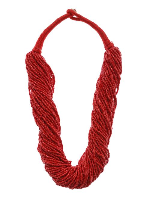 women ethnic daily wear designer beaded necklace - 16234694 - Standard Image - 0