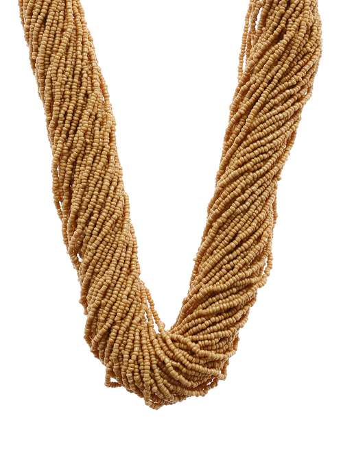 women ethnic daily wear designer beaded necklace - 16234696 - Standard Image - 0
