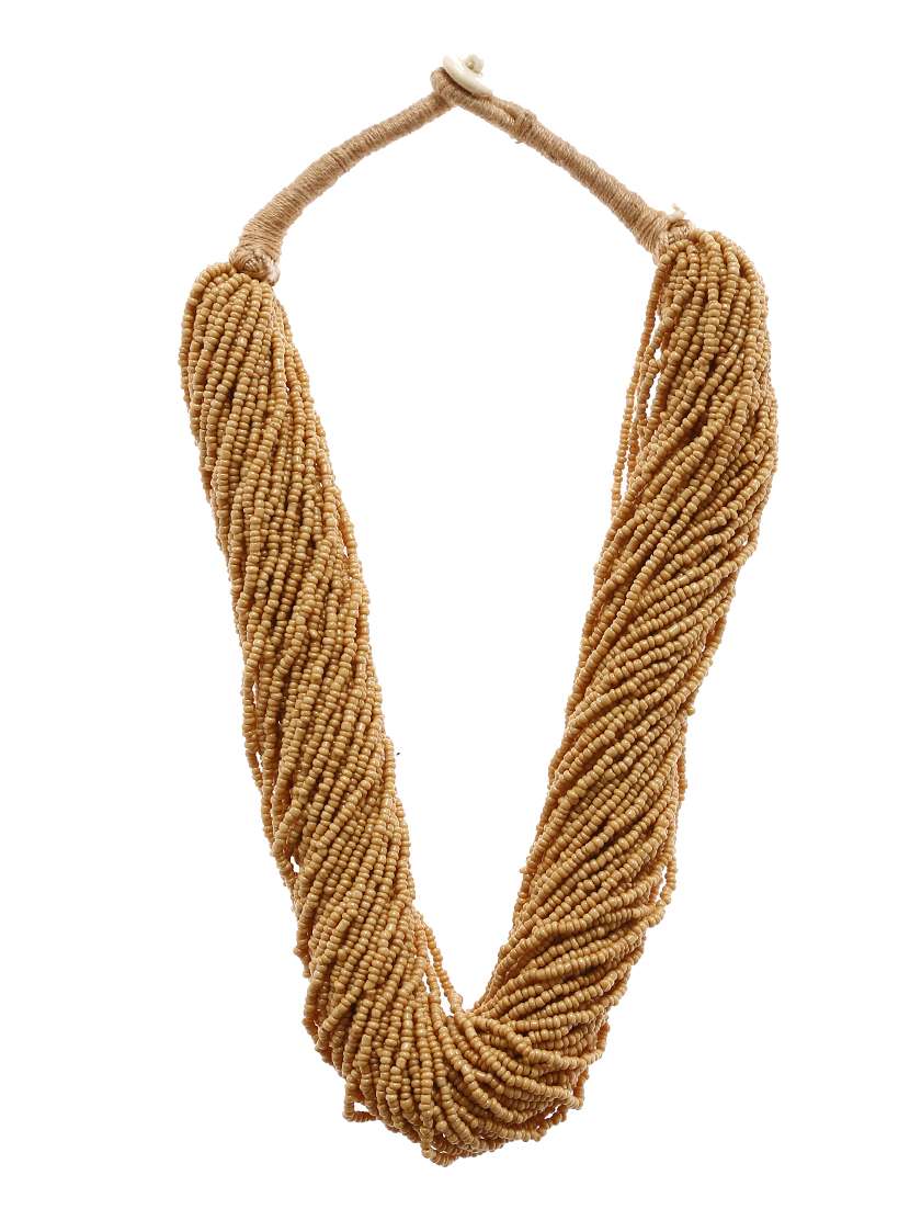 women ethnic daily wear designer beaded necklace - 16234696 - Standard Image - 1