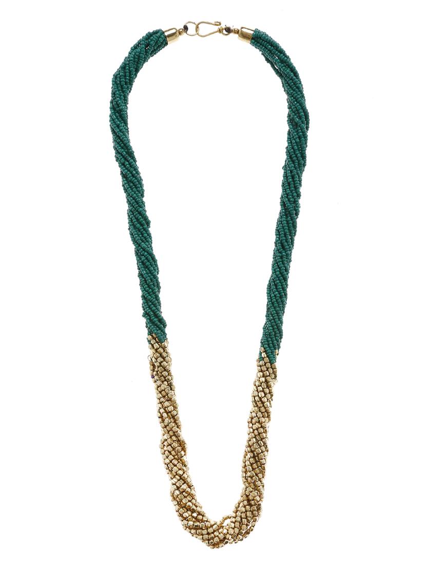 women ethnic daily wear designer beaded necklace - 16234700 - Standard Image - 1