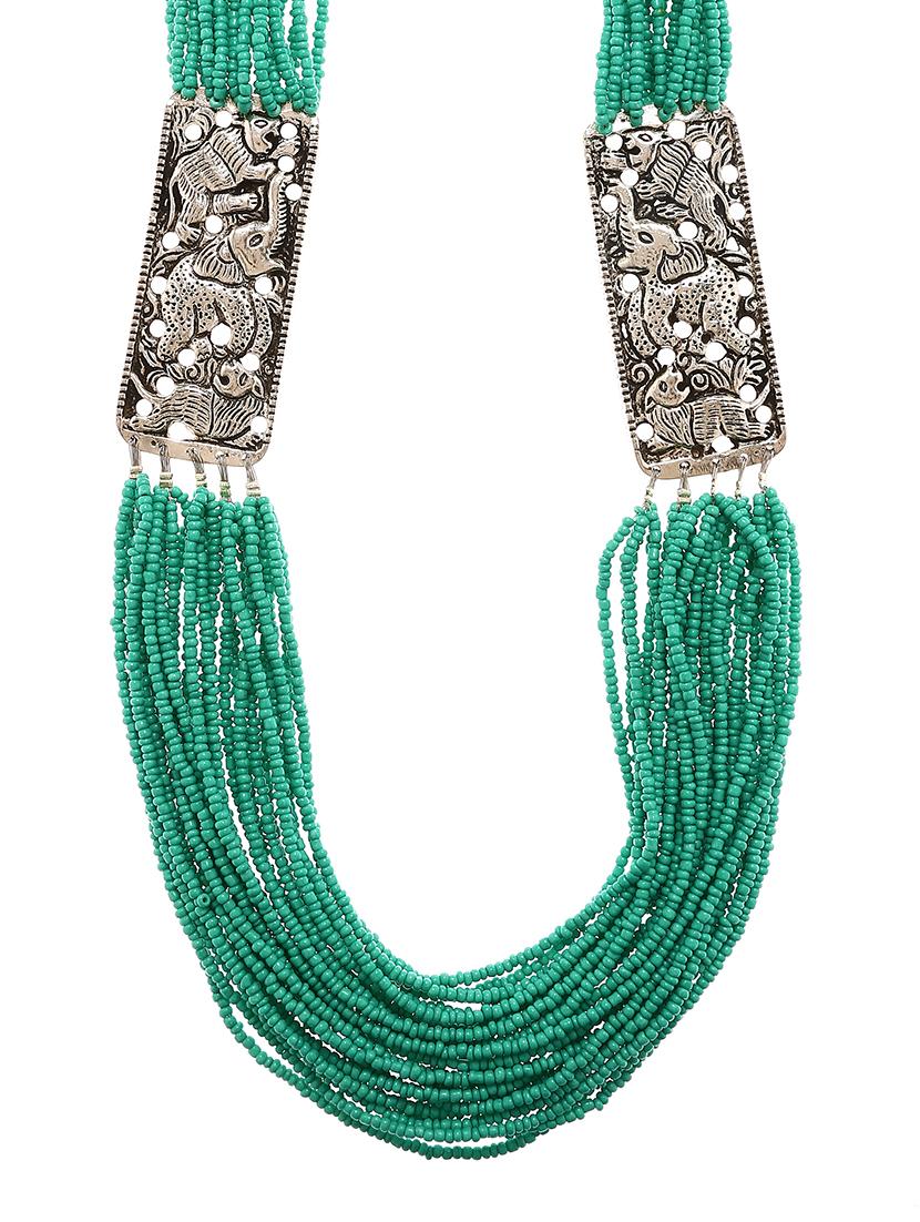 women ethnic daily wear designer beaded necklace - 16234730 - Standard Image - 1