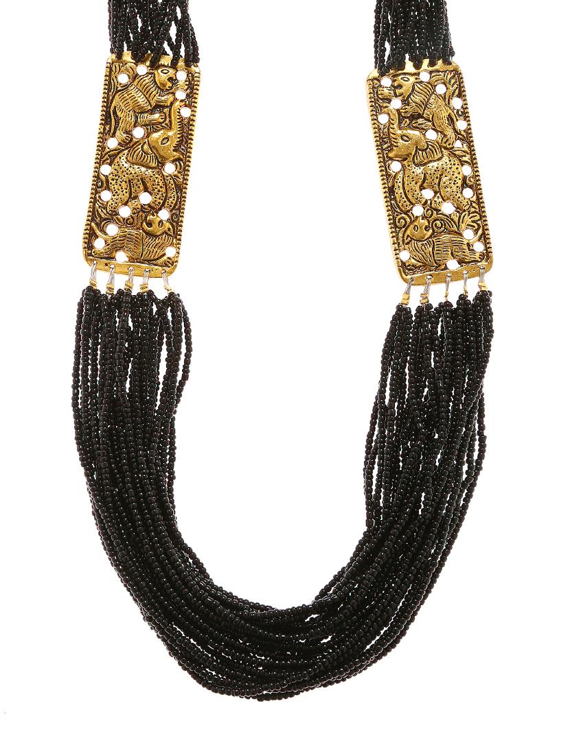  women ethnic daily wear designer beaded necklace - 16234731 -  Standard Image - 1