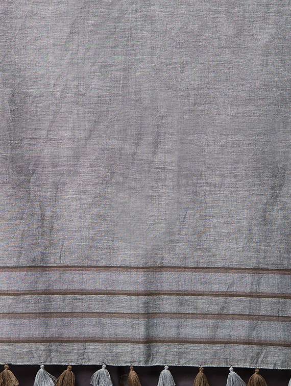 women's grey stole - 16235371 - Standard Image - 1