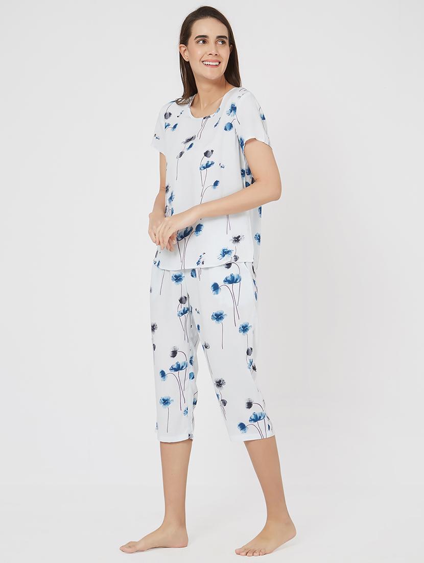 floral top and capri set - 16235771 - Standard Image - 1