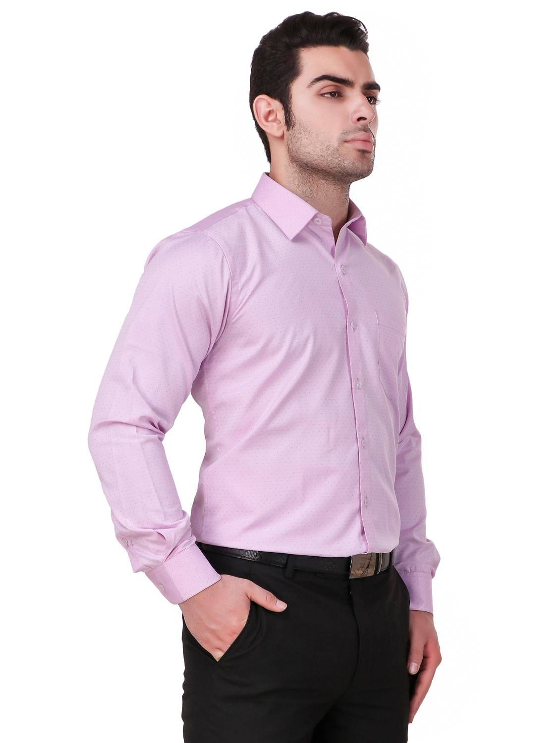 purple solid formal shirt - 16236495 -  Standard Image - 1