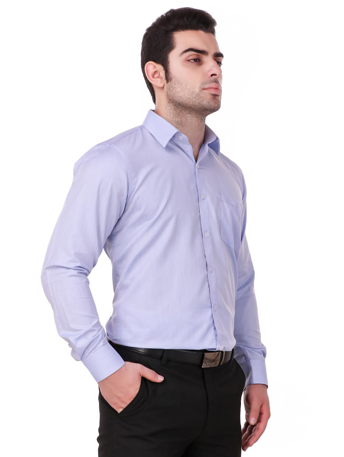 mens solids formal shirt - 16236523 - Standard Image - 1