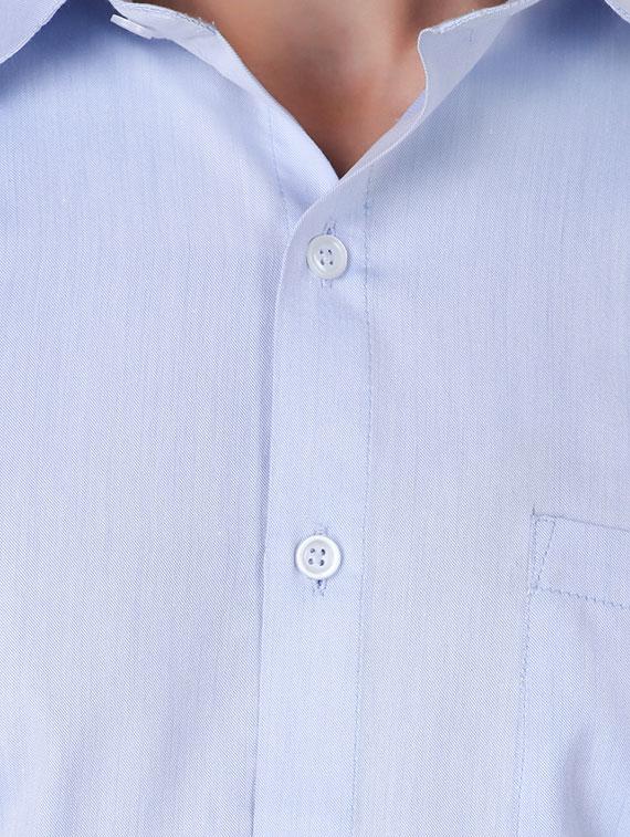 mens solids formal shirt - 16236523 - Standard Image - 4