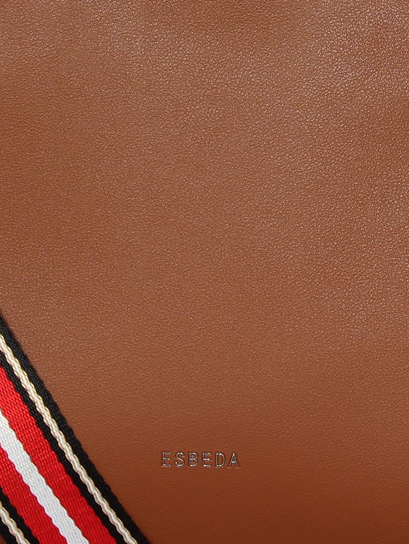tan leatherette (pu) handbag and purse combo - 16238474 - Standard Image - 4
