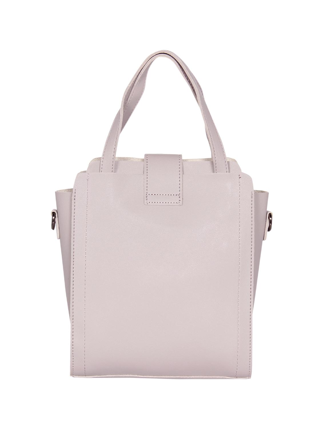 purple leatherette (pu) handbag and purse combo - 16238475 - Standard Image - 1