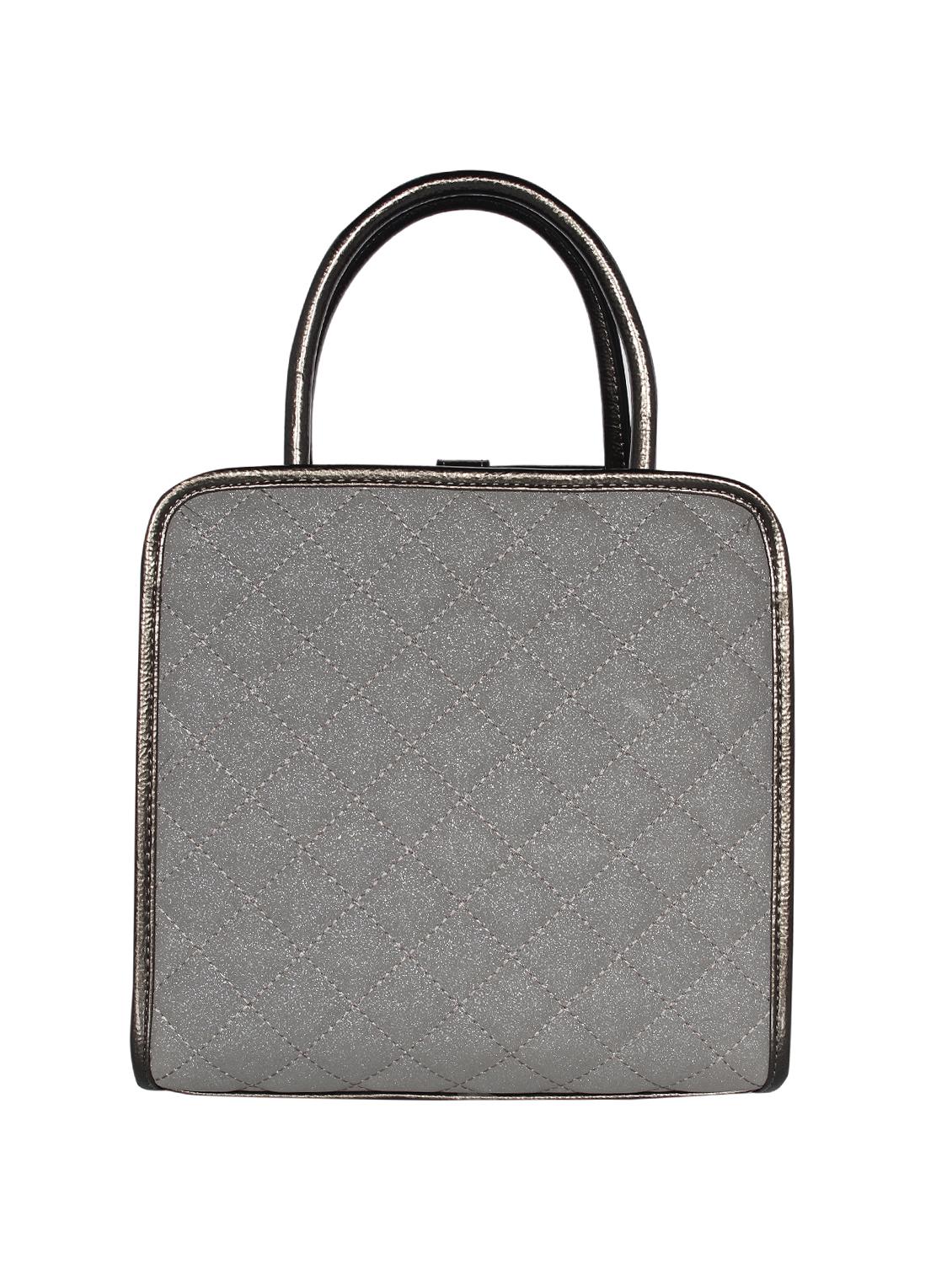 grey leatherette (pu) regular satchel - 16238490 -  Standard Image - 1