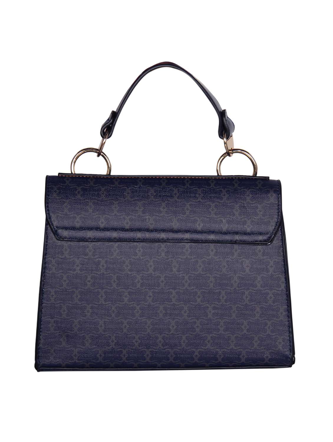 blue leatherette (pu) handbag - 16238508 -  Standard Image - 1
