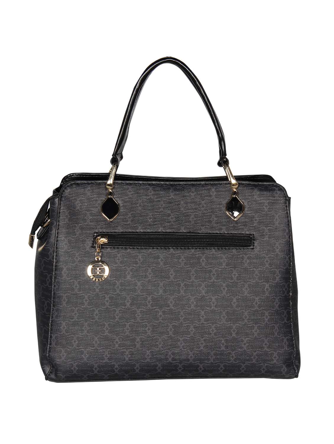 black leatherette (pu) handbag - 16238520 -  Standard Image - 1