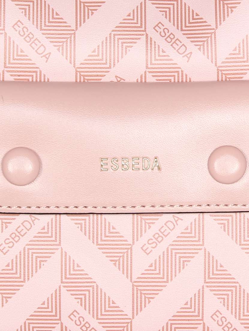 pink leatherette (pu) handbag - 16238534 -  Standard Image - 4