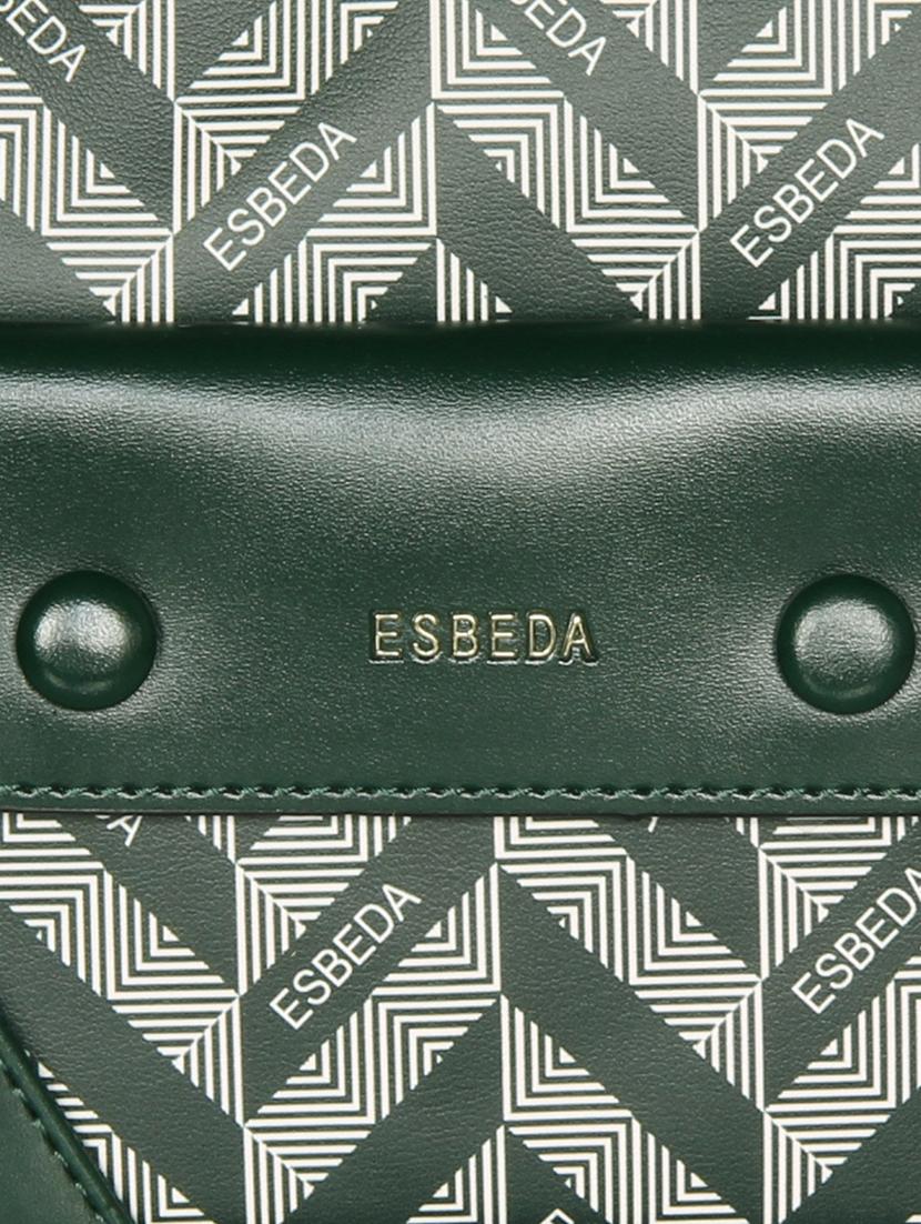 green leatherette (pu) handbag - 16238538 - Standard Image - 4