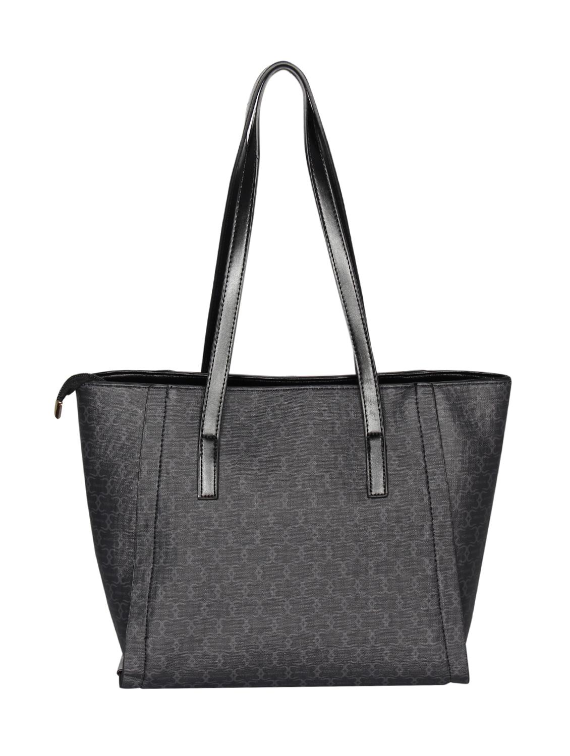 black leatherette (pu) handbag - 16238540 -  Standard Image - 1