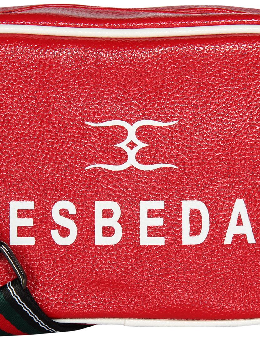 red leatherette (pu) sling bag - 16238550 - Standard Image - 4