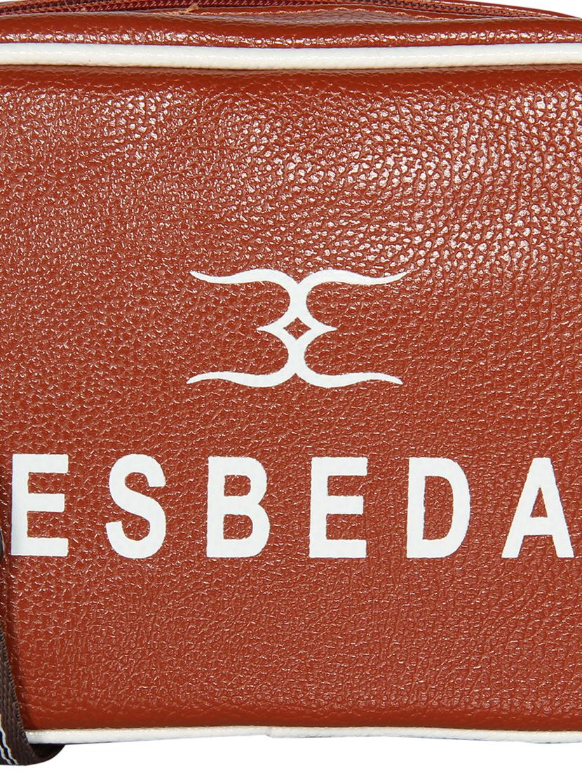 tan leatherette (pu) sling bag - 16238551 - Standard Image - 4