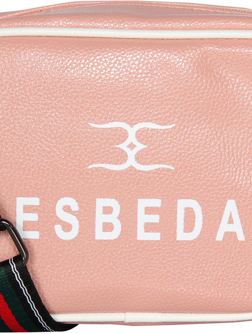 pink leatherette (pu) sling bag - 16238552 - Standard Image - 4