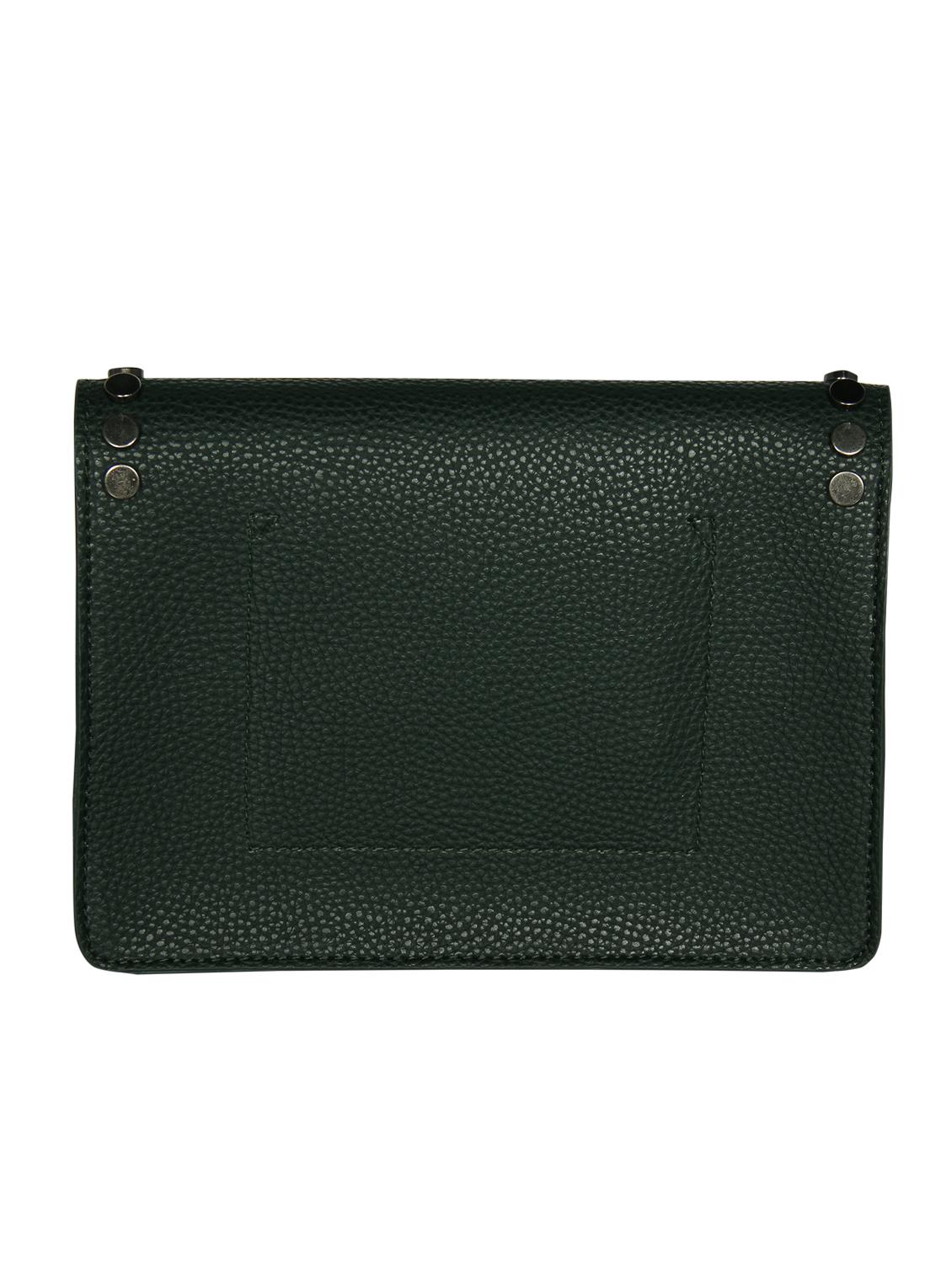 green leatherette (pu) sling bag - 16238557 -  Standard Image - 1