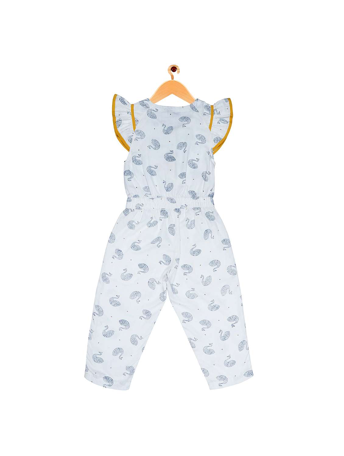 blue rayon full length jumpsuit - 16241338 - Standard Image - 1
