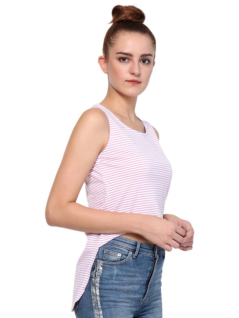 women's crop scoop neck top - 16241708 - Standard Image - 1