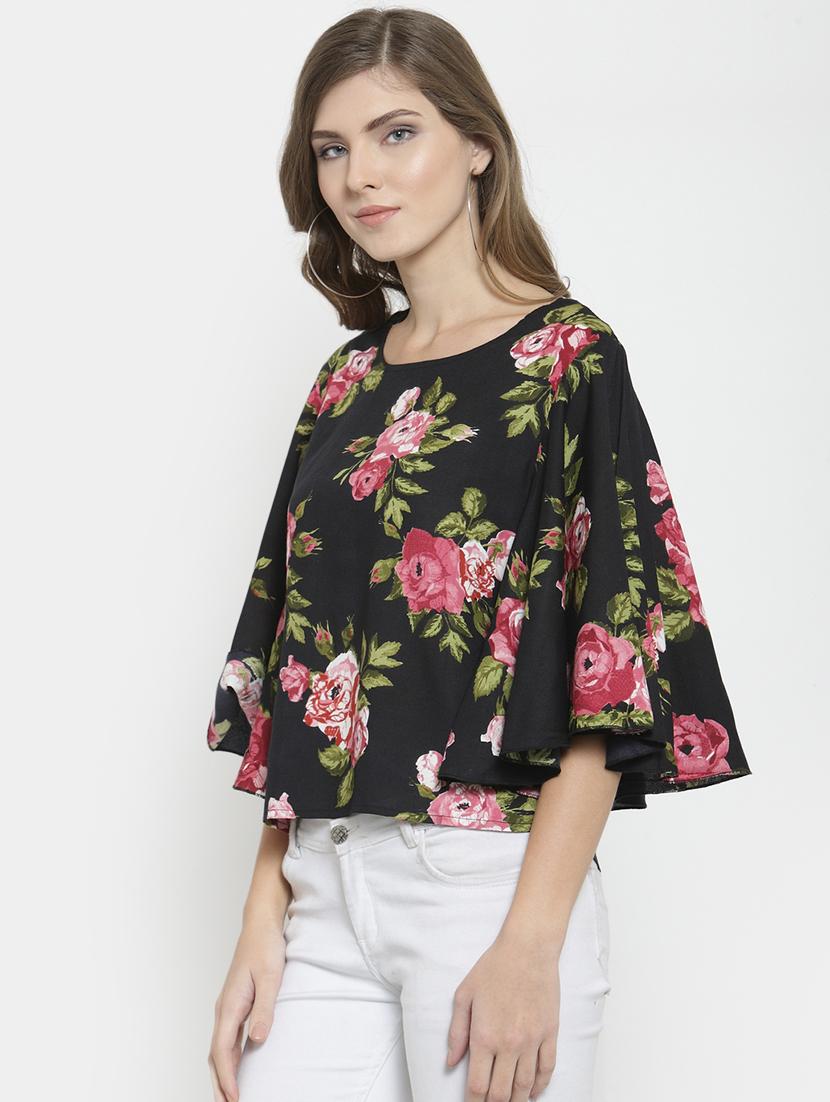 women's straight round neck top - 16241733 -  Standard Image - 1