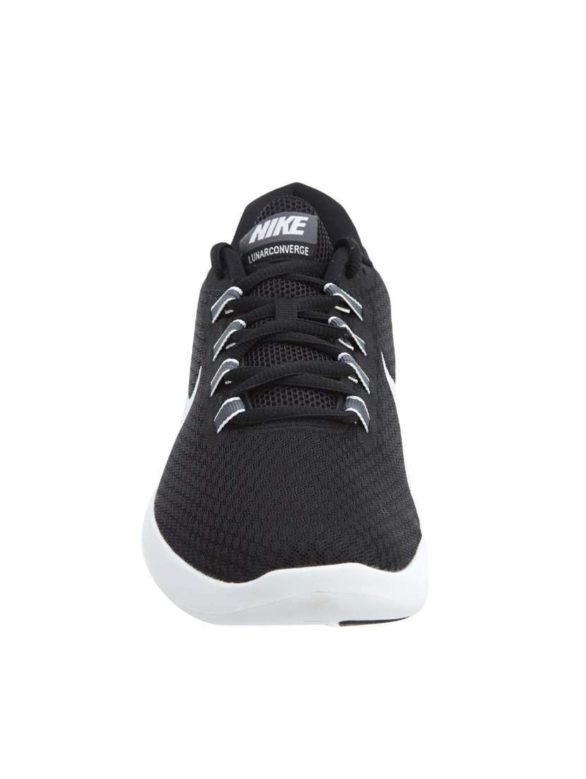 Buy online Nike Lunarconverge Black Running Shoes from Sports