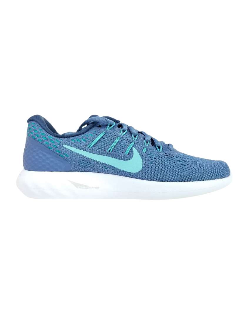 Buy online Nike Lunarglide Blue Running Shoes from Footwear for