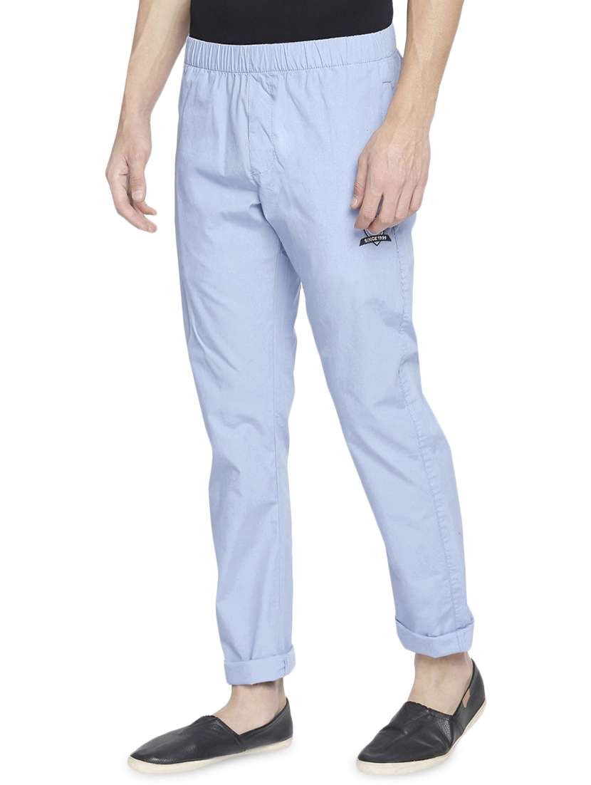 blue solid pyjama - 16243981 -  Standard Image - 1