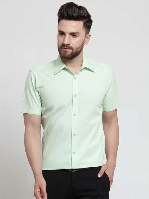 mens solid casual shirt - 16245123 - Standard Image - 0