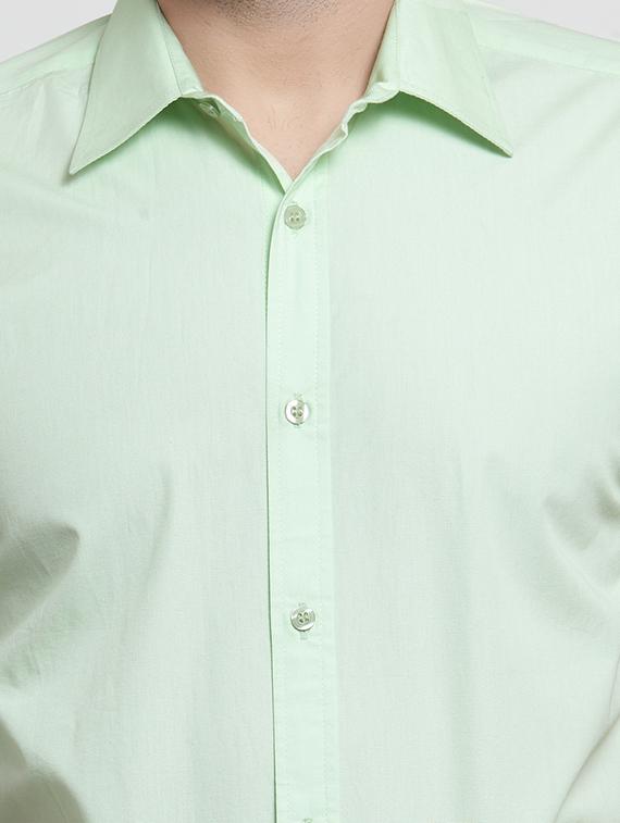 mens solid casual shirt - 16245123 - Standard Image - 4
