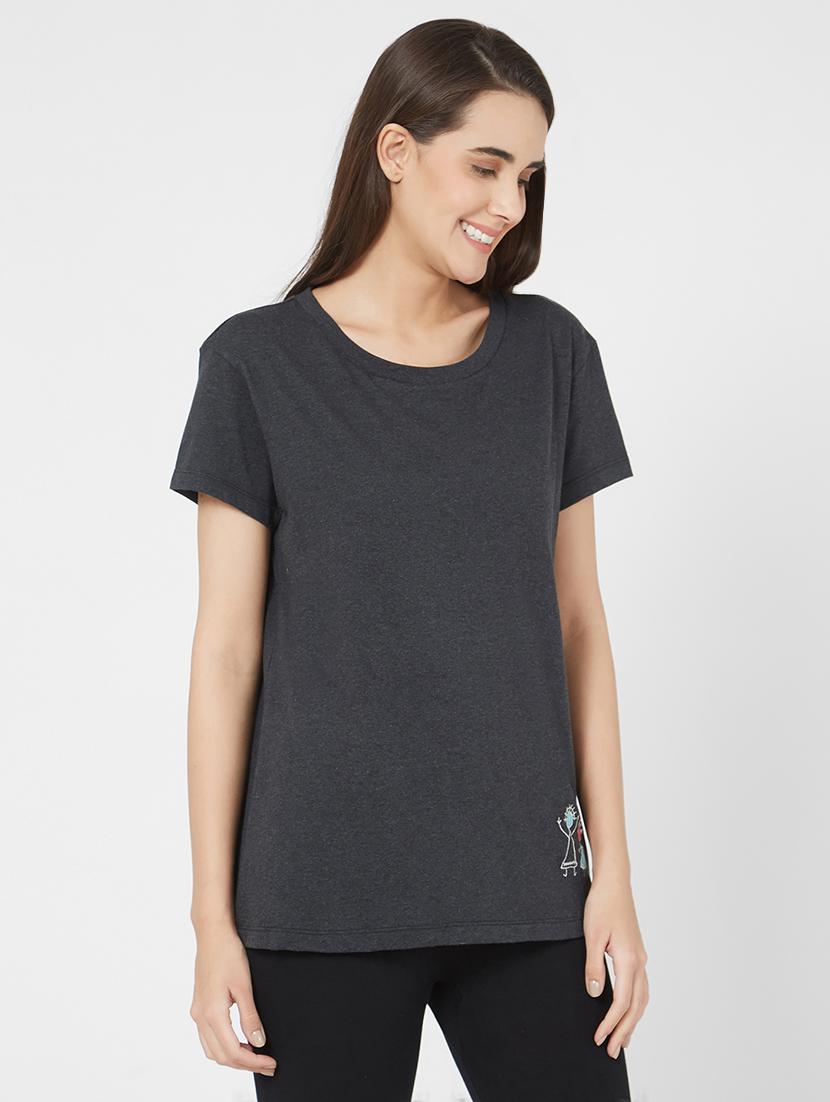round neck solid tee - 16245150 -  Standard Image - 1