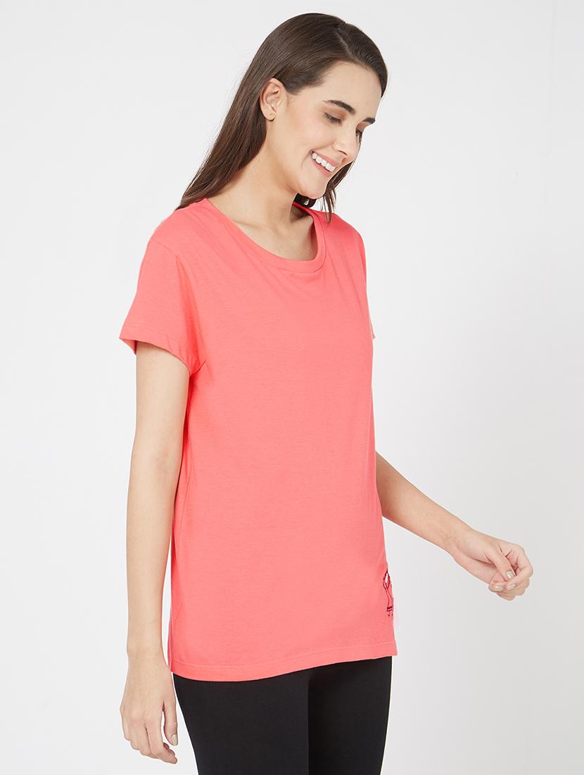 round neck solid tee - 16245151 - Standard Image - 1