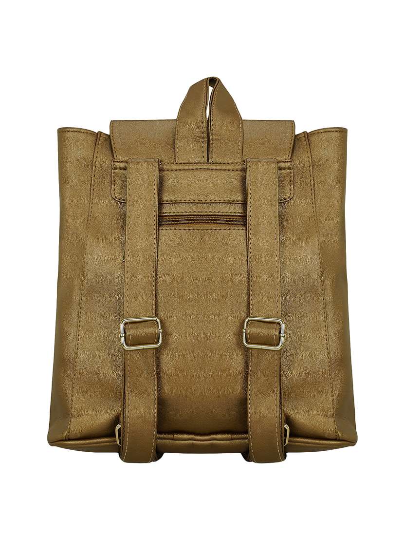 brown leatherette (pu) regular backpack - 16245675 -  Standard Image - 1