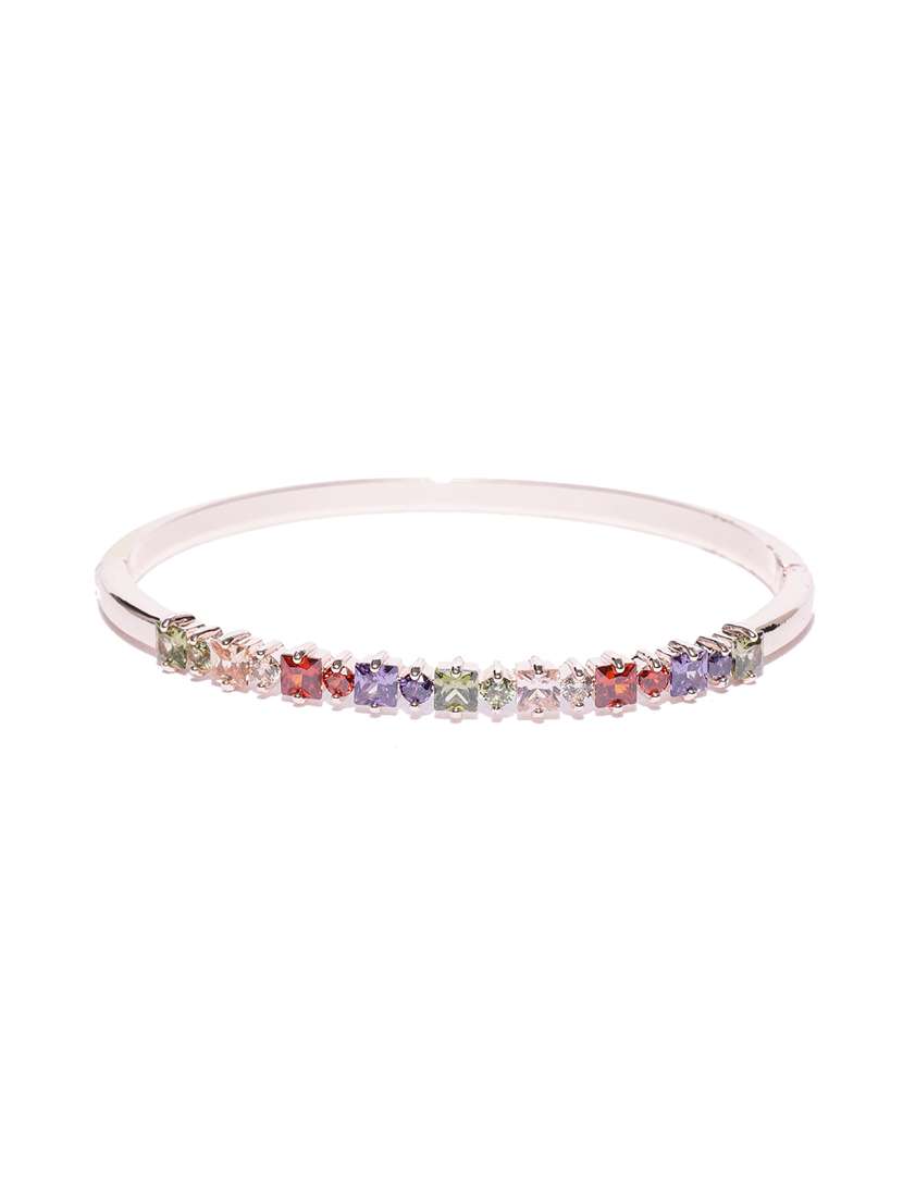 multi colored metal links bracelet