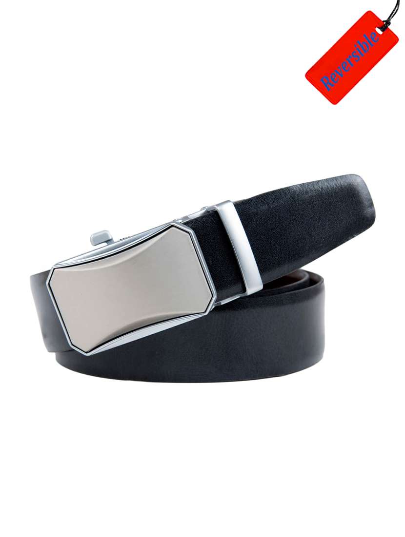 blackbrown leather belt