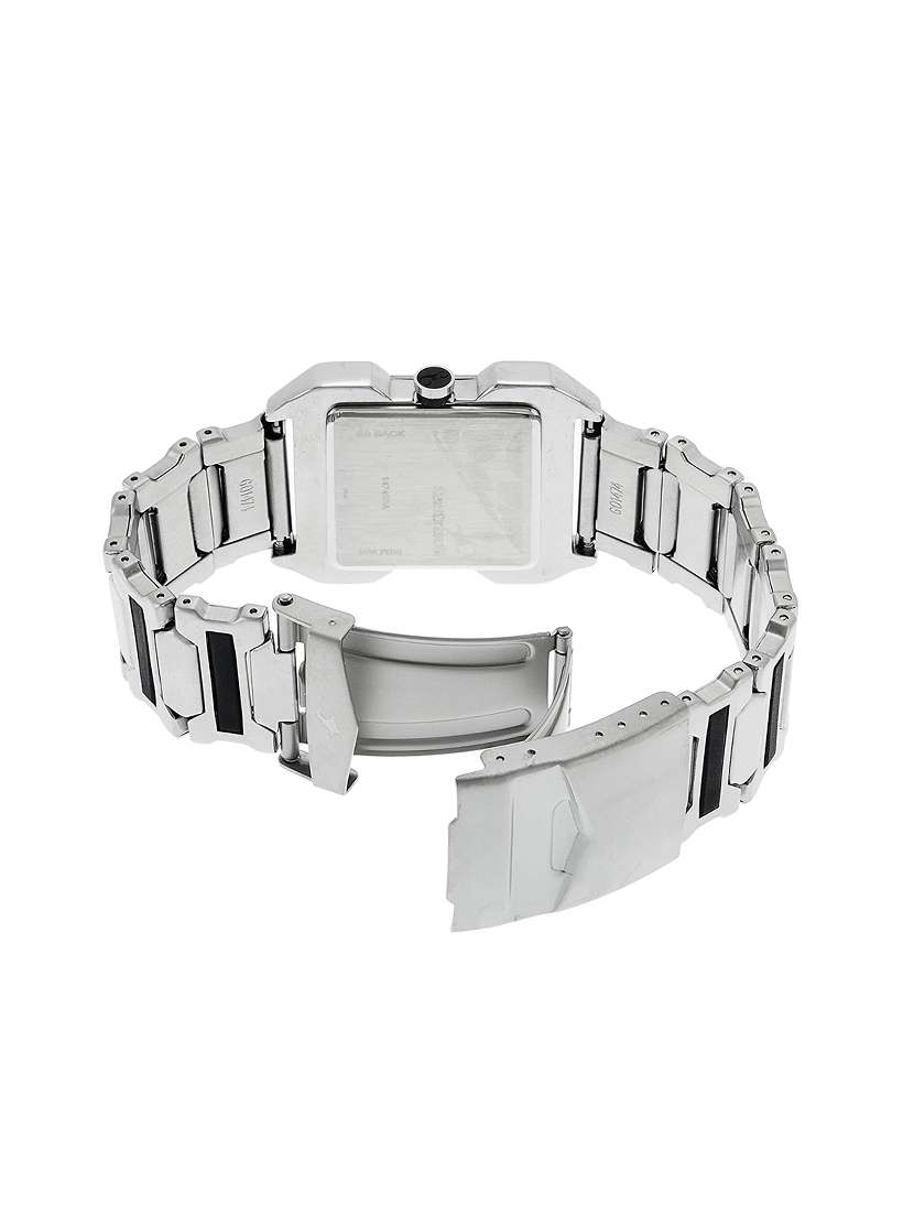 fastrack party analog black dial men's watch -nk1474sm02