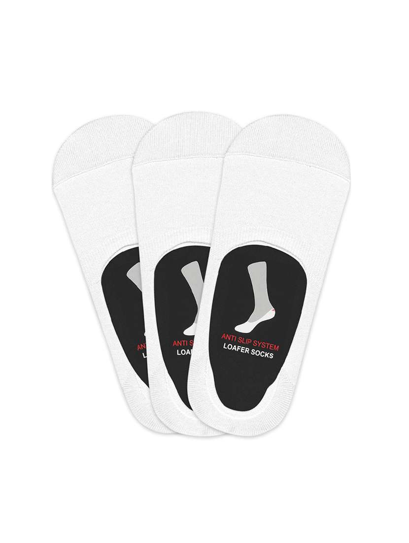 men pack of 3 solid no show sock