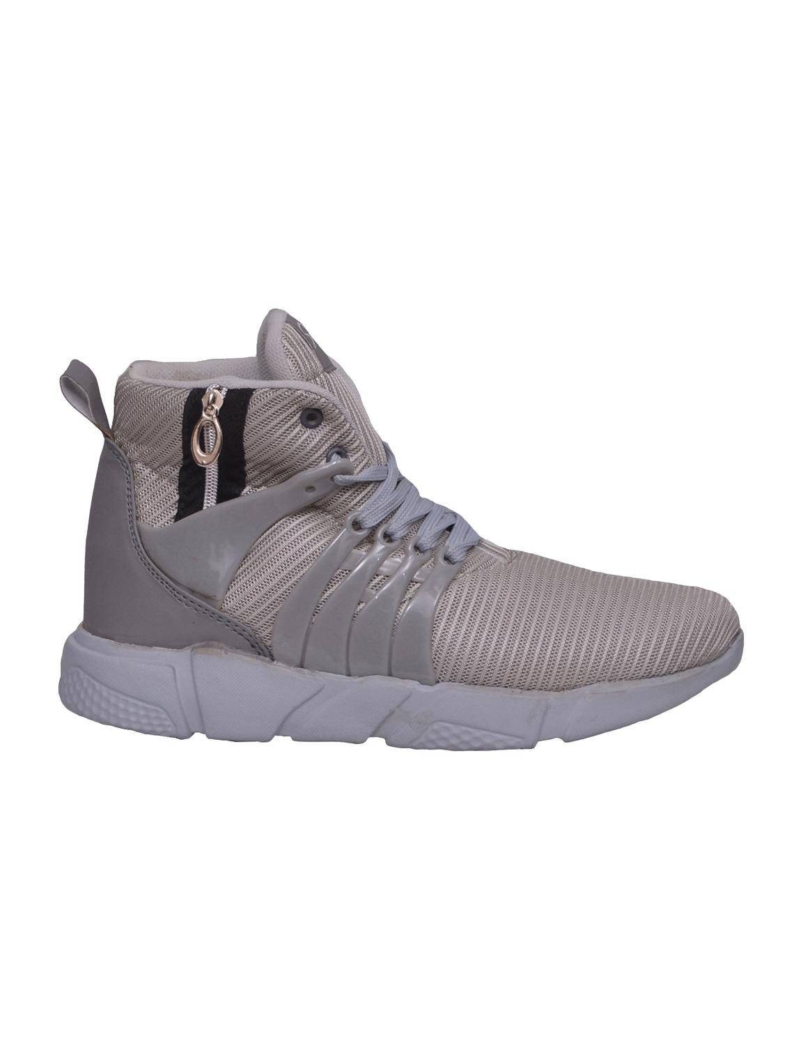 grey mesh sport shoes - 16260899 - Standard Image - 1
