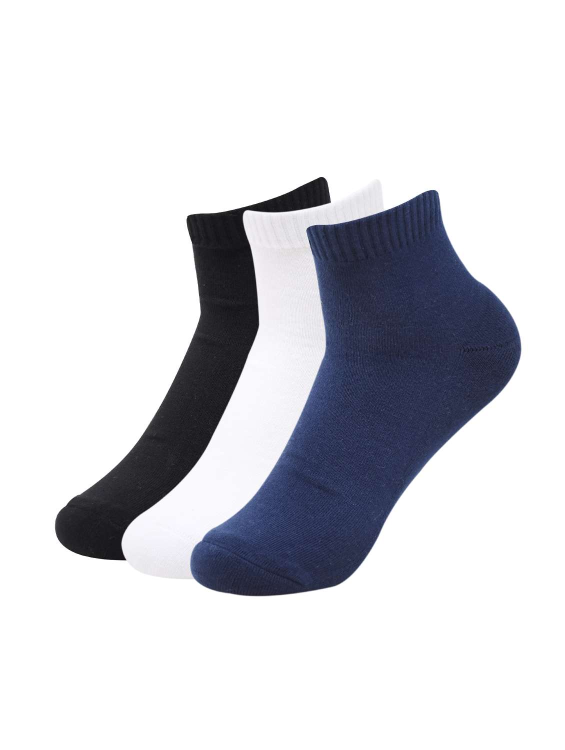 men pack of 3 solid above ankle length  sock