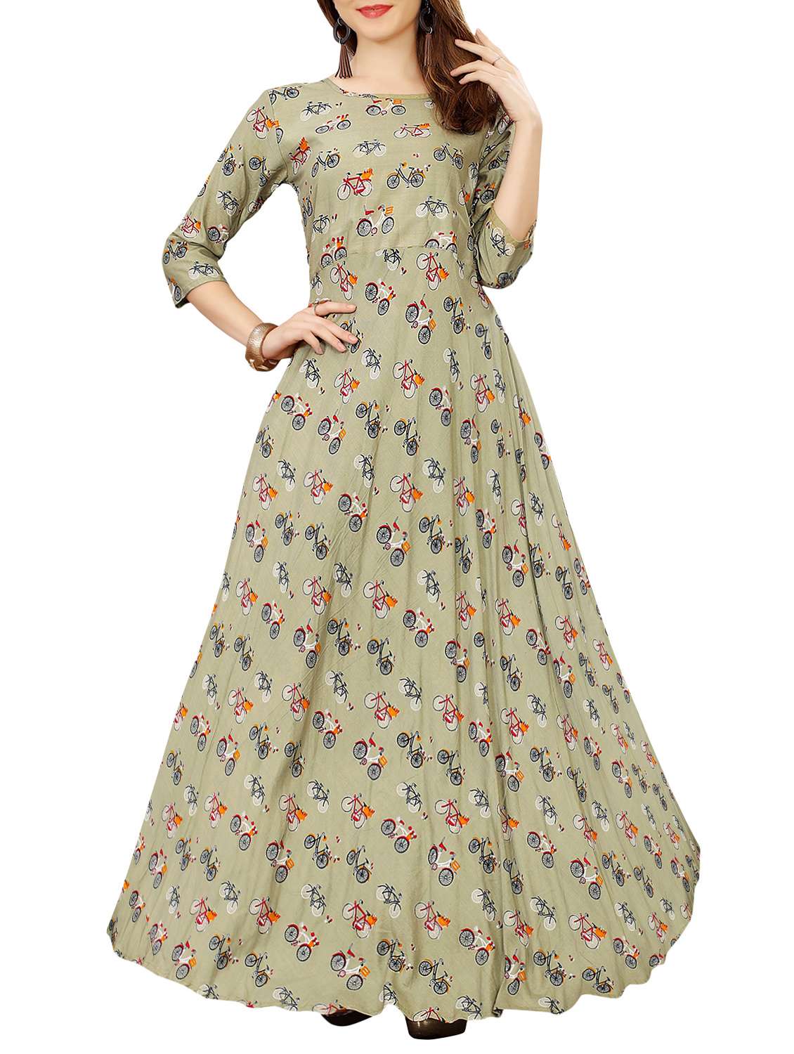 conversational a-line kurta