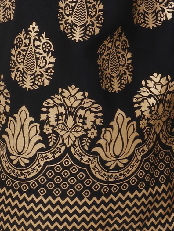 foil print rayon palazzo - 16265591 - Standard Image - 4