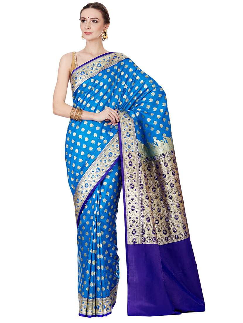 women's banarasi saree with blouse