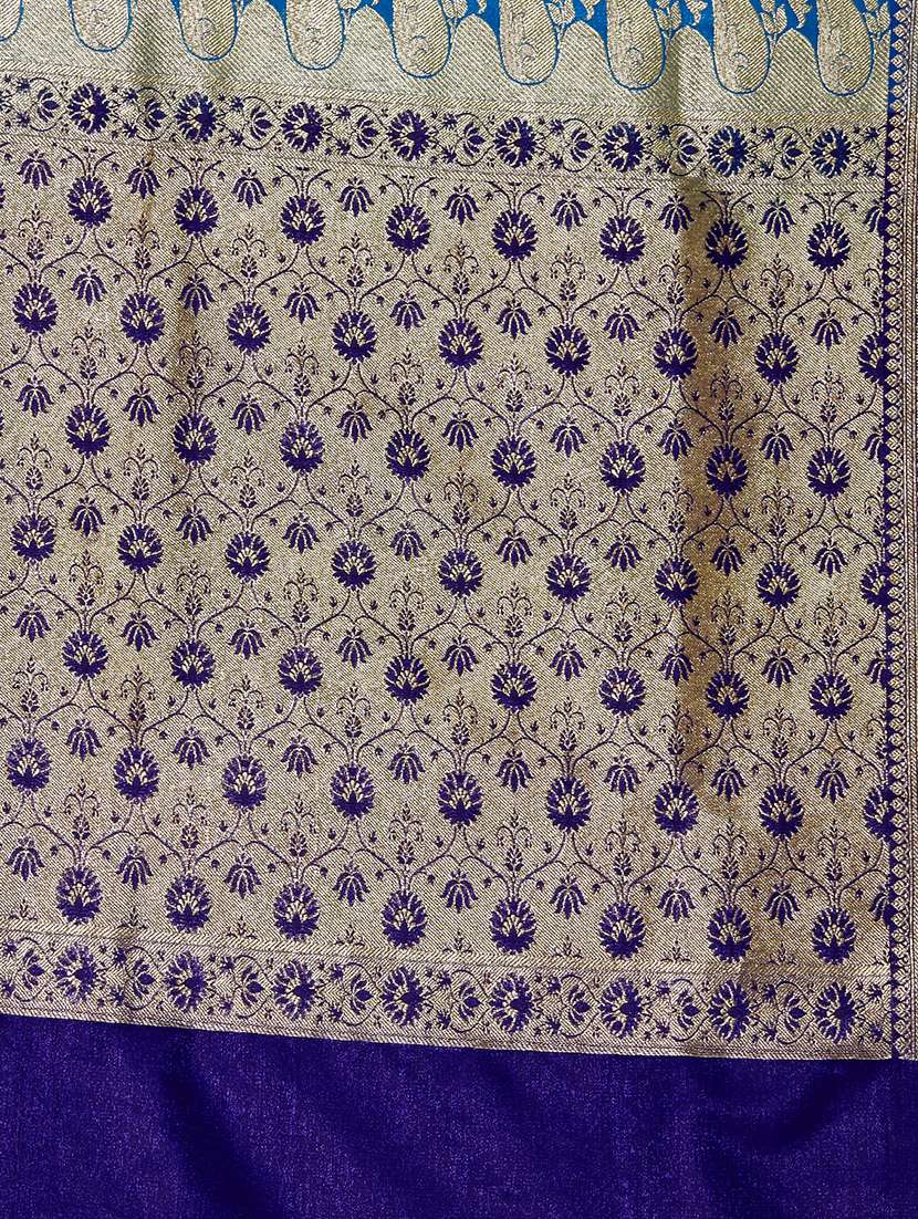 women's banarasi saree with blouse - 16270762 -  Standard Image - 4