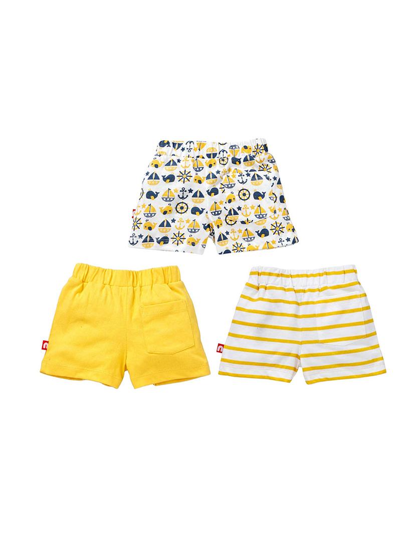 set of 3 multi colored cotton shorts - 16274511 - Standard Image - 1