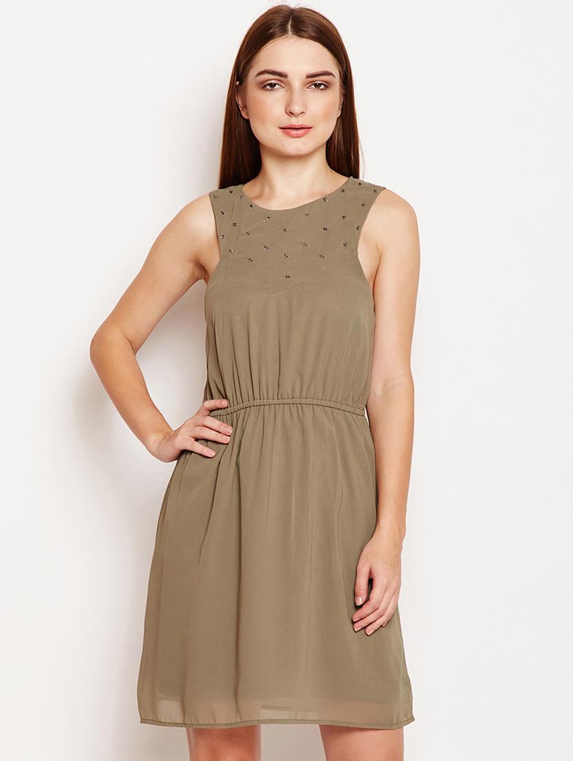 embellished a-line dress - 16274739 - Zoom Image - 0