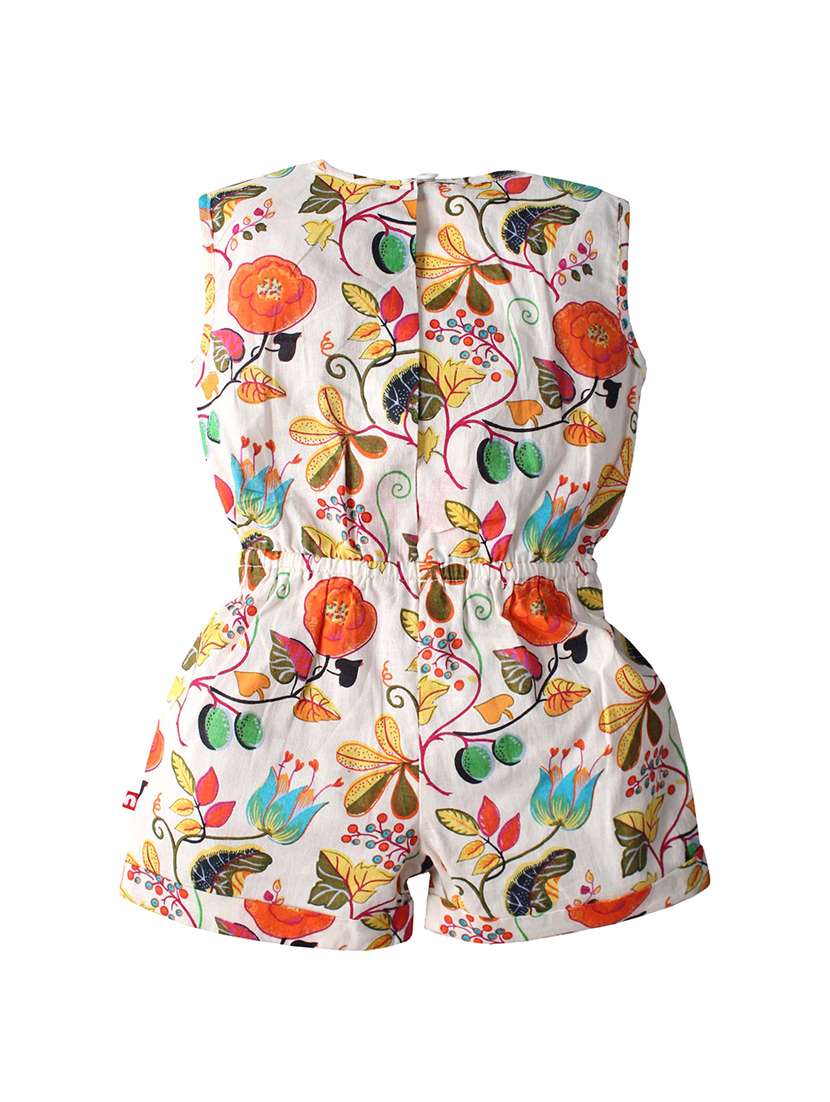 multi colored cotton playsuit - 16276190 -  Standard Image - 1