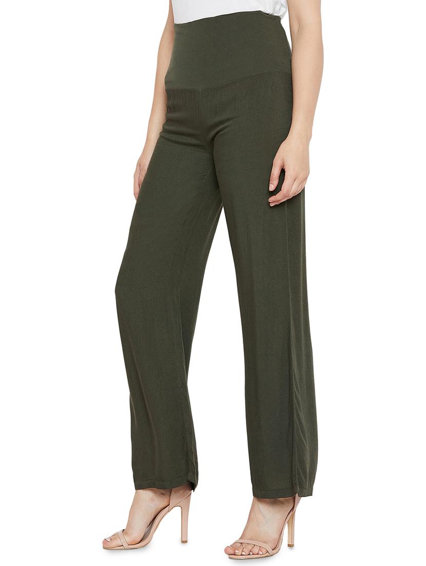 high rise flared trousers - 16280066 -  Standard Image - 1